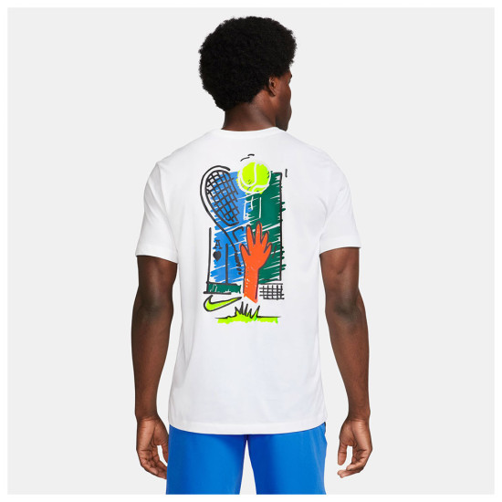 NikeCourt Ανδρική κοντομάνικη μπλούζα Dri-FIT